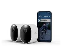 Caméra de surveillance Arlo Pro 6 2K+, lot de 3, caméra de sécurité IP, extérieur, filaire et sans fil, 7,5 m, Amazon Alexa et Google Assistant, voiture