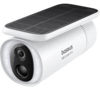 Caméra de surveillance avec panneau solaire Baseus S1, 2K HD, détection IA, suivi solaire automatique, vision nocturne, batterie 10 400 mAh, audio bidirectionnel, IP67