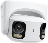 Caméra de surveillance - Caméra de sécurité - Caméra IP - Caméra à double objectif - 8MP 4K UHD - Angle de vision de 180°
