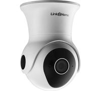 Caméra de Surveillance Connectée Link2Home, 1080p, Rotation 355°/85°, IP65, Carte SD 16 Go, Détection Mouvement/Son