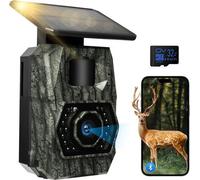 Caméra de surveillance de la faune sauvage - Vision nocturne - Observation de la faune - Caméra d'extérieur - Photographie de nature - Enregistrement des traces d'animaux - Caméra petite et discrète -