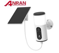 Caméra de surveillance d'extérieur - Caméra bullet sans fil à batterie - 3 MP - Vision nocturne couleur - Détection des personnes - Audio bidirectionnel - IP66 - Capteur CMOS de 0,85 cm - Blanc