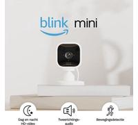 Caméra de surveillance d'intérieur avec résolution Full HD 1080p, mode vision nocturne, détection de mouvement et câble audio stéréo