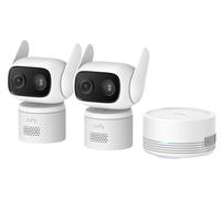 Caméra de surveillance eufy C31 filaire, lot de 2 caméras, blanc