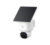 Eufy Caméra de surveillance extérieure SoloCam E42 – 4K WiFi, panneau solaire intégré, Blanc