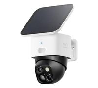 Caméra de surveillance Eufy SoloCam S340 3K Vision Nocturne Intérieur et Extérieur IA Panneau Solaire Contrôle Vocal Audio Bidirectionnel