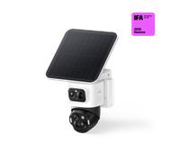 Eufy Caméra eufyCam S4 – 4K, solaire sans fil, PTZ, vision nocturne – Noir/Blanc