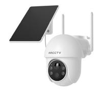 Camera de Surveillance Exterieur sans fil 4MP Camera batterie rechargeable avec Panneau Solaire+WIFI 5Ghz et 2.4Ghz