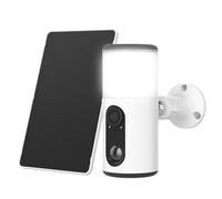 Caméra de surveillance exterieur solaire+ panneau solaire- ANRAN F2M3 lampe de jardin, WiFi 2.4Ghz, compatible Alexa/Google Home