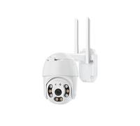 Caméra de Surveillance Extérieure 5MP Motorisée Connectée Wi-Fi MAXEXCELL Blanc
