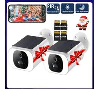 Caméra de surveillance extérieure Batterie Solar-2K Outdoor WLAN Caméra de surveillance extérieure avec sans fil 32&64GB