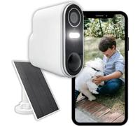 Caméra de Surveillance Extérieure Sans Fil Solaire Konyks Camini Air 2 Solar, 3MP, Batterie 9600mAh, Vision Nocturne Couleur, Détection de Mouvement