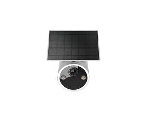 Caméra de surveillance extérieure TP-Link Tapo C465 4G Wi-Fi IP65 avec panneau solaire 8 MP microSD 512 Go Blanc