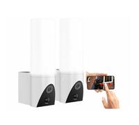 VisorTech 2 appliques LED et caméras connectées Full HD avec capteur PIR