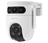 Caméra de surveillance extérieure, Wi-Fi, 360°, double objectif, 2K, vision nocturne couleur, portée 40 mètres, sirène - Caméra IP de sécurité - Double objectif 2K+2K - Suivi automatique - Pour extéri