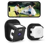 Caméra de surveillance fenêtre intérieure - 3 MP 2K - Angle 108° - Détection de mouvement - Wi-Fi 2,4 GHz et 5 GHz