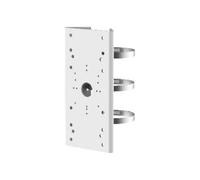 Hikvision Support pour poteau vertical DS-1275ZJ-SUS – Inoxydable, durable, facile à installer
