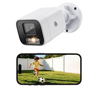 Caméra de surveillance intelligente 4K pour l'extérieur, avec carte mémoire de 32 Go