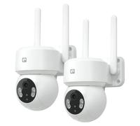 Caméra de surveillance intelligente Garza, Wi-Fi, IP, 360°, pour l'extérieur, résolution 1296P