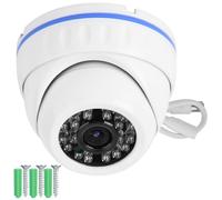 Caméra de surveillance intérieure/extérieure, boîtier métallique résistant aux intempéries IP66, sortie vidéo hybride, caméra dôme