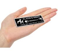Caméra de surveillance miniature (85 x 30 mm) - Petit boîtier métallique, adhésif, en aluminium brossé