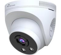 NIVIAN IVIAN Caméra de Sécurité WiFi-6 2K pour Intérieur - Montage au Plafond, Vision Nocturne Double, Détection Intelligente avec IA, Audio Bidirectionnel et Stockage Cloud. Compatible avec Kit CCTV