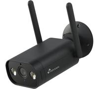 NIVIAN- Caméra Bullet WiFi 2,4Ghz-Résolution 2K-Convient pour l'extérieur IP66-Vision Nocturne 10m- Compatible avec Alexa et Google Home-Télécommande avec Application Tuya-Couleur Noire