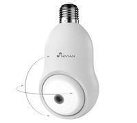 Caméra de surveillance Nivian NVS-IPC-BULB1 2K Vision Nocturne Intérieur et Extérieur Détection IA Contrôle Vocal Audio Bidirectionnel