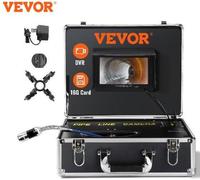 Caméra de surveillance pour eaux usées avec écran 7 pouces, fonction DVR et caméra étanche