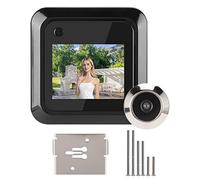 Caméra de surveillance pour porte avec écran LCD de 2,4 pouces, objectif grand angle de 95° et résolution de 0,3 mégapixels
