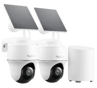 Caméra de surveillance Reolink 2K pour extérieur, avec batterie et panneau solaire, compatible Wi-Fi 2,4/5 GHz