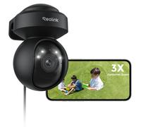 Caméra de surveillance Reolink 4K PTZ, pour extérieur, avec Wi-Fi, suivi automatique et reconnaissance par intelligence artificielle – Noir