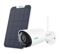 Caméra de surveillance Reolink Argus Series B320 FullHD Vision Nocturne Intérieur et Extérieur Détection IA Panneau Solaire Contrôle Vocal Audio Bidirectionnel