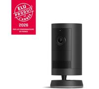 Ring Caméra extérieure Outdoor Cam Plus Batterie 2K sans fil Wi‑Fi résistante Noir