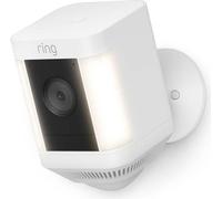 Caméra de Surveillance Ring Spotlight Cam Plus Batterie, HD 1080p, Vision Nocturne Couleur, Sans Fil, Extérieure