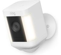 Ring Caméra de surveillance Spotlight Cam Plus Batterie HD 1080p Vision nocturne couleur Blanc
