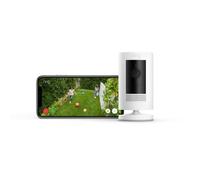 Ring Caméra de surveillance Stick Up Cam Battery 1080p Intérieur/Extérieur Blanc