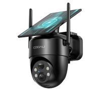 Caméra de surveillance sans fil - Solaire - 3 MP - PTZ 360° - Détection PIR intelligente - Extérieur