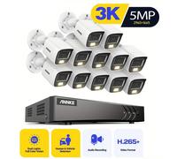 Caméra de surveillance - Surveillance par caméra - Caméra extérieure - Caméra de sécurité - Caméra CCTV - Résolution HD 3K 5MP