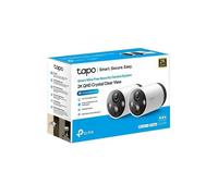 TP-Link Caméra de sécurité Tapo C420S2, QHD 4MP, Vision nocturne couleur, Autonomie 180j