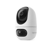 TP-Link Tapo C245D, caméra de sécurité IP, d'intérieur, sans fil, pour montage au plafond ou mural, blanche, sphérique
