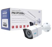 Caméra de surveillance vidéo PNI IP550MP sans fil, résolution 720p, pour extérieur, compatible avec le kit WiFi550