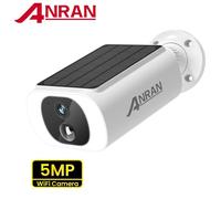 Caméra de surveillance Wi-Fi d'extérieur - C3 - 5 MP - Vision nocturne couleur - Batterie 5200 mAh - Détection des personnes - Audio bidirectionnel - IP66 - Blanc