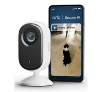 Caméra de surveillance Wi-Fi d'intérieur - 2K - Vision nocturne - Détection de mouvement, sirène et audio bidirectionnel - 1 caméra
