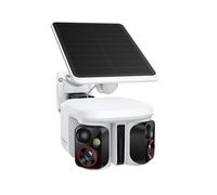 Caméra de surveillance WiFi extérieure - BASEUS - X1 Pro - Solaire 7800mAh - Double objectif 3K 210° - Suivi 300°