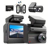 Caméra de tableau de bord - Caméra pour voiture - Caméra de surveillance - Enregistreur vidéo - Caméra avec vision nocturne - Surveillance vidéo 24h/24, 7j/7, même en stationnement