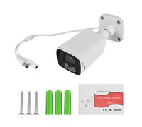 Caméra de vidéosurveillance filaire 1080P intérieure/extérieure avec vision nocturne, 2MP, objectif de 3,6 mm
