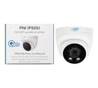 Caméra de vidéosurveillance - PNI - IP505J - 5MP - Dôme - 2,8 mm - Blanche