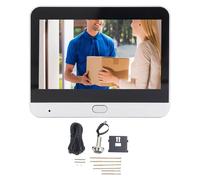 Caméra de visiophone vidéo intelligente, écran de 4,3 pouces, résolution 1080P, communication bidirectionnelle sans fil, détection de mouvement PIR, caméra WiFi rechargeable