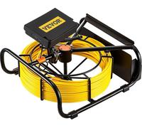 Caméra d'égout 30 m Caméra pour conduits de 4,3 pouces avec 6 LED réglables Carte 16 Go